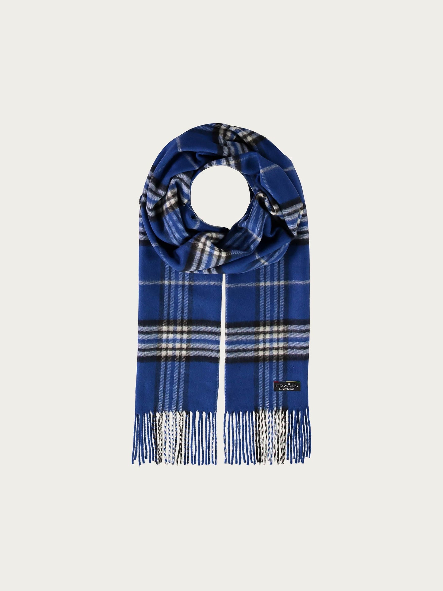 Schmaler Cashmink-Schal mit FRAAS Plaid Karo