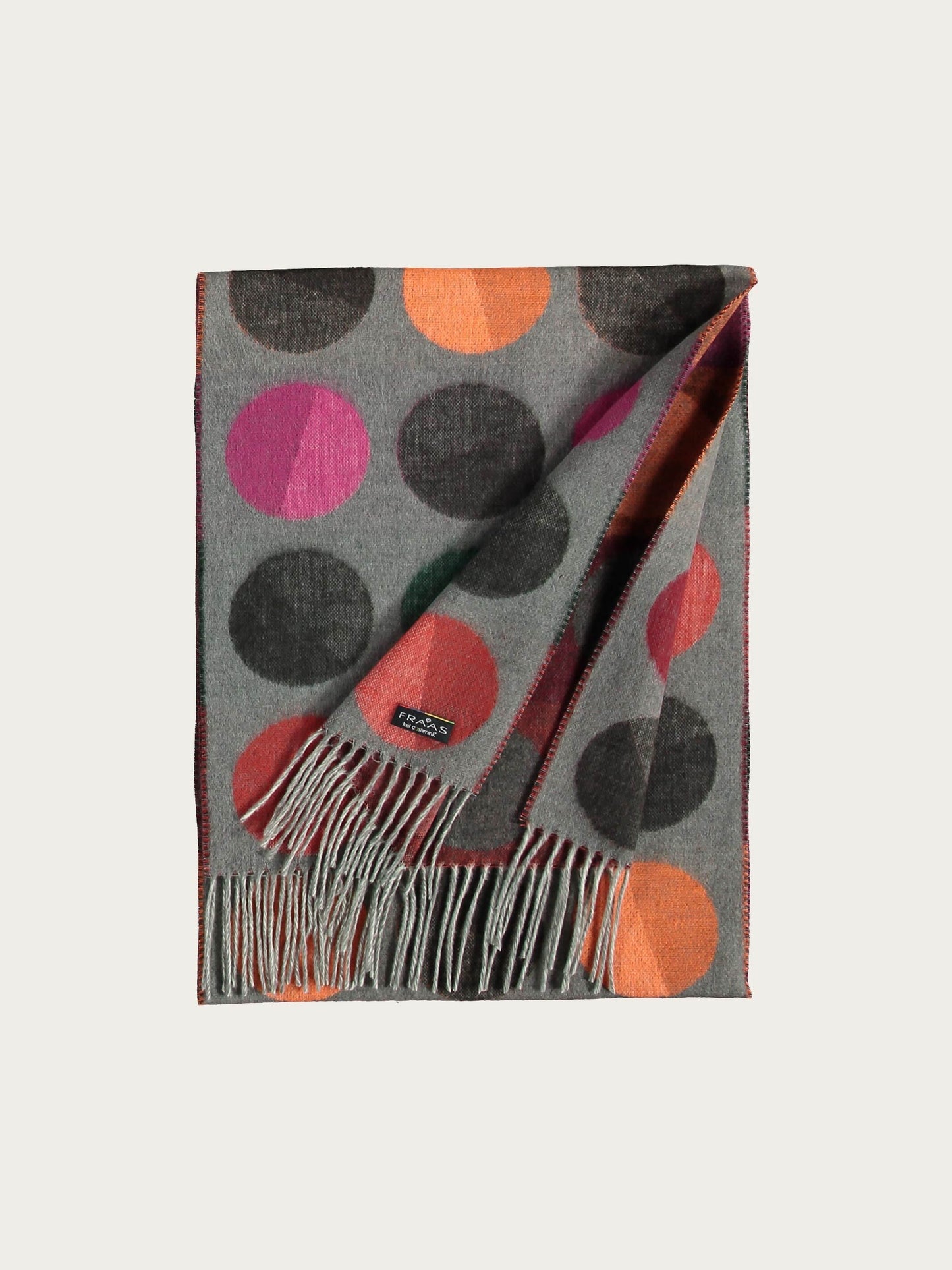 Cashmink-Schal mit großen Punkten