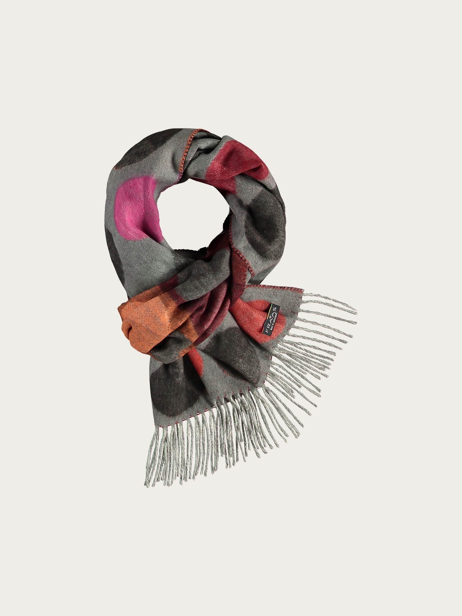 Cashmink-Schal mit großen Punkten