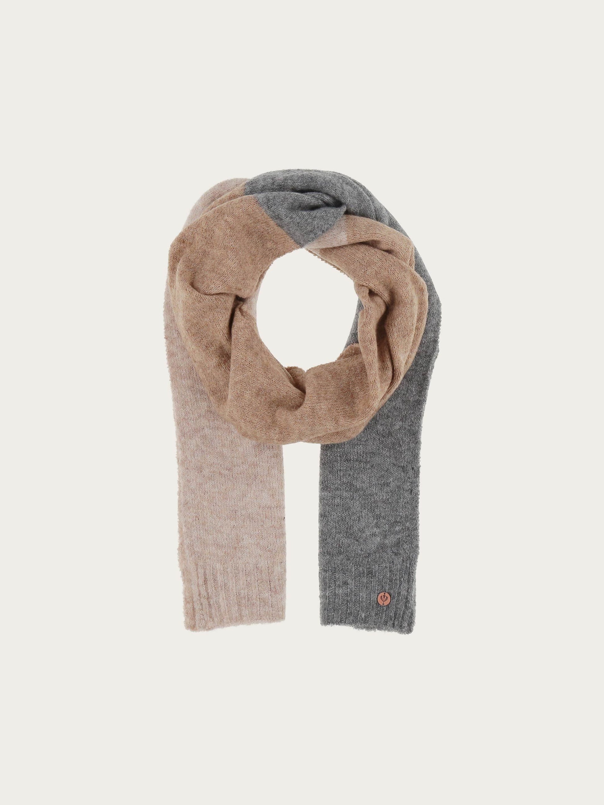 Sustainability Edition - Gestrickter Schal mit Blockstreifen