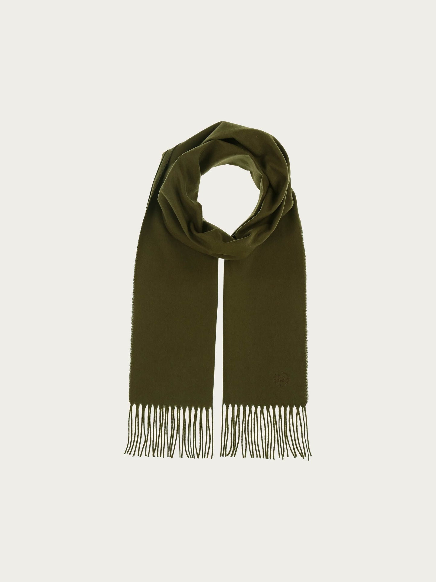 Cashminkschal mit gesticktem bugatti Logo