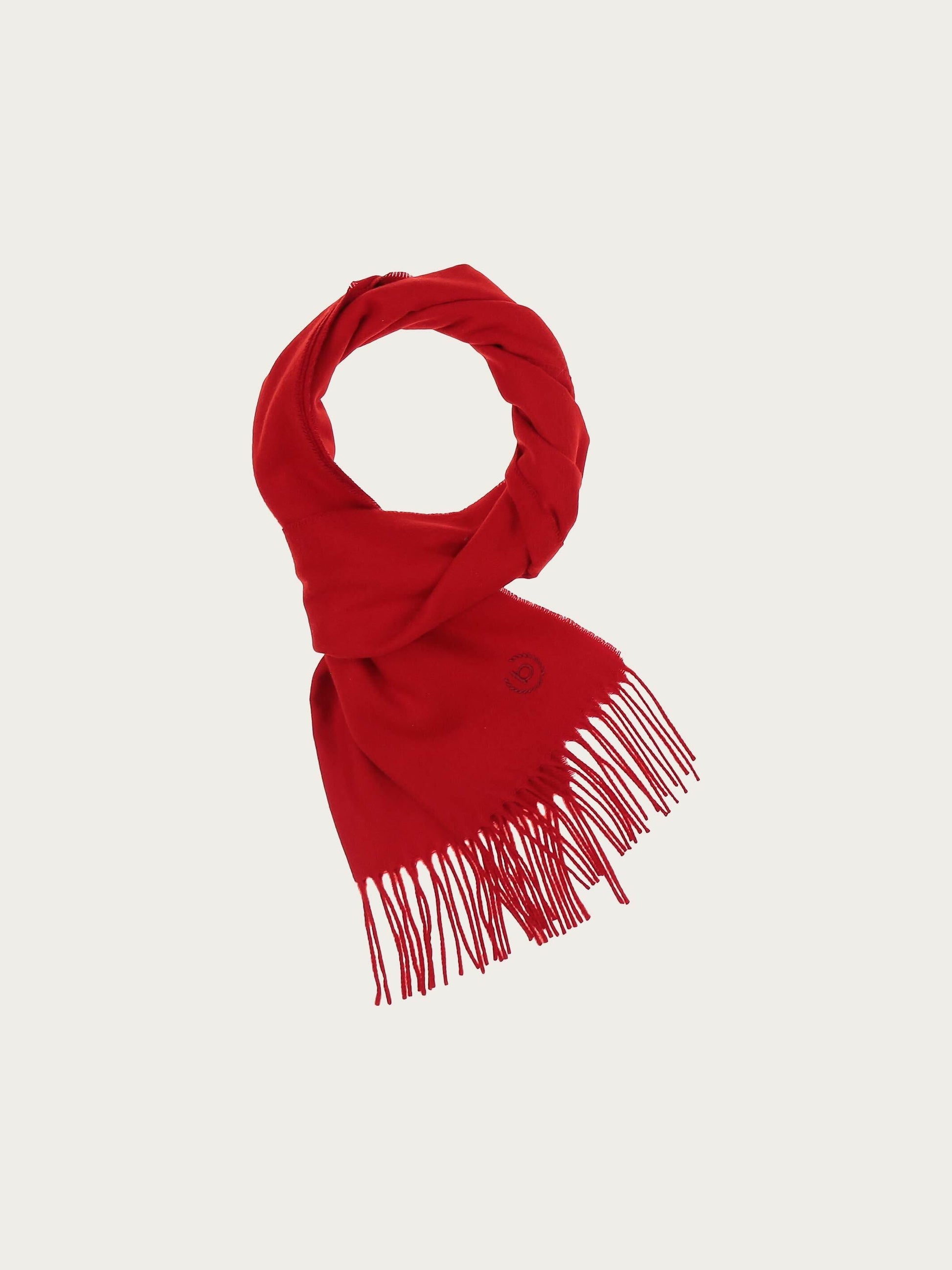 Cashminkschal mit gesticktem bugatti Logo