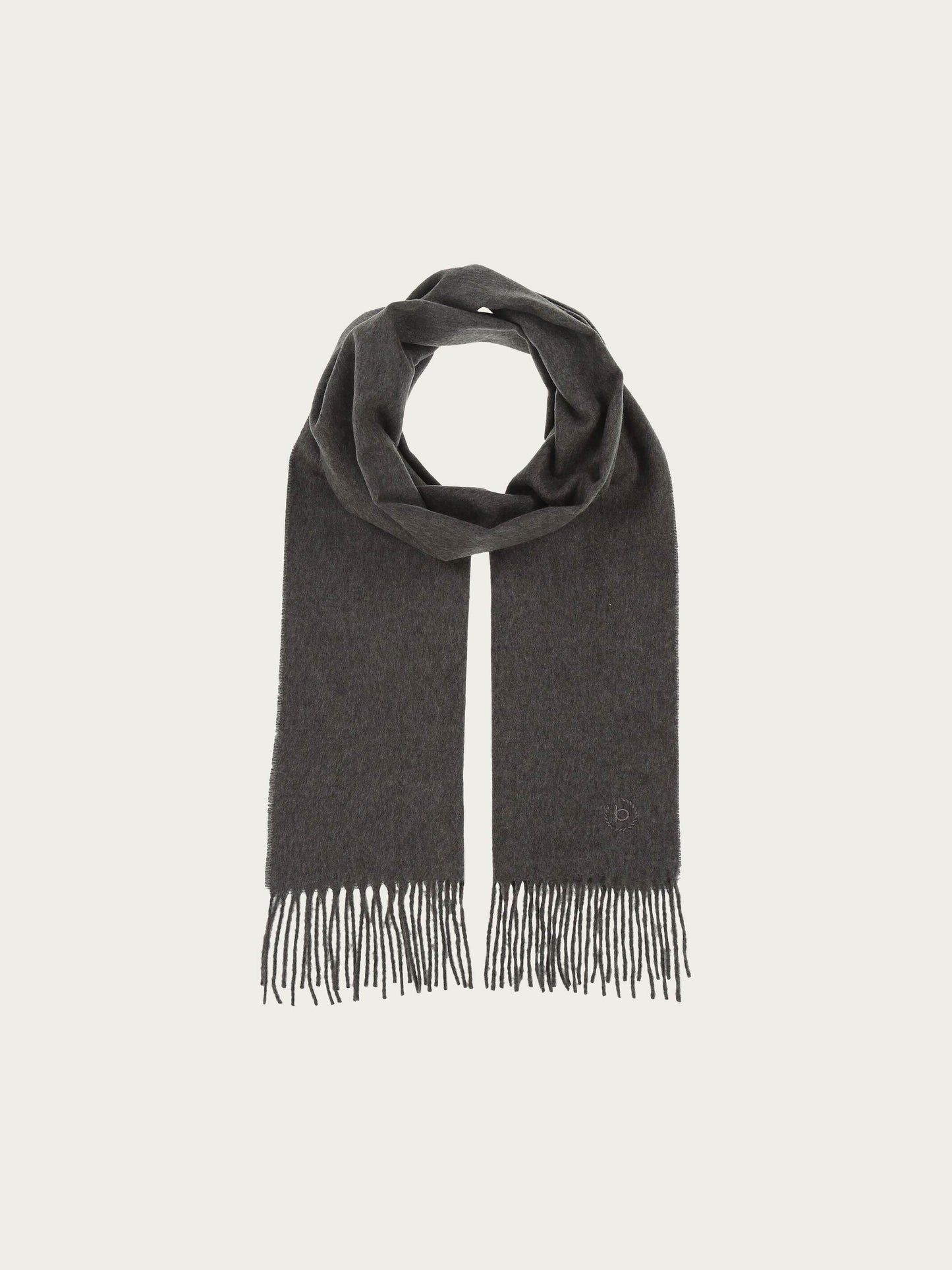 Cashminkschal mit gesticktem bugatti Logo