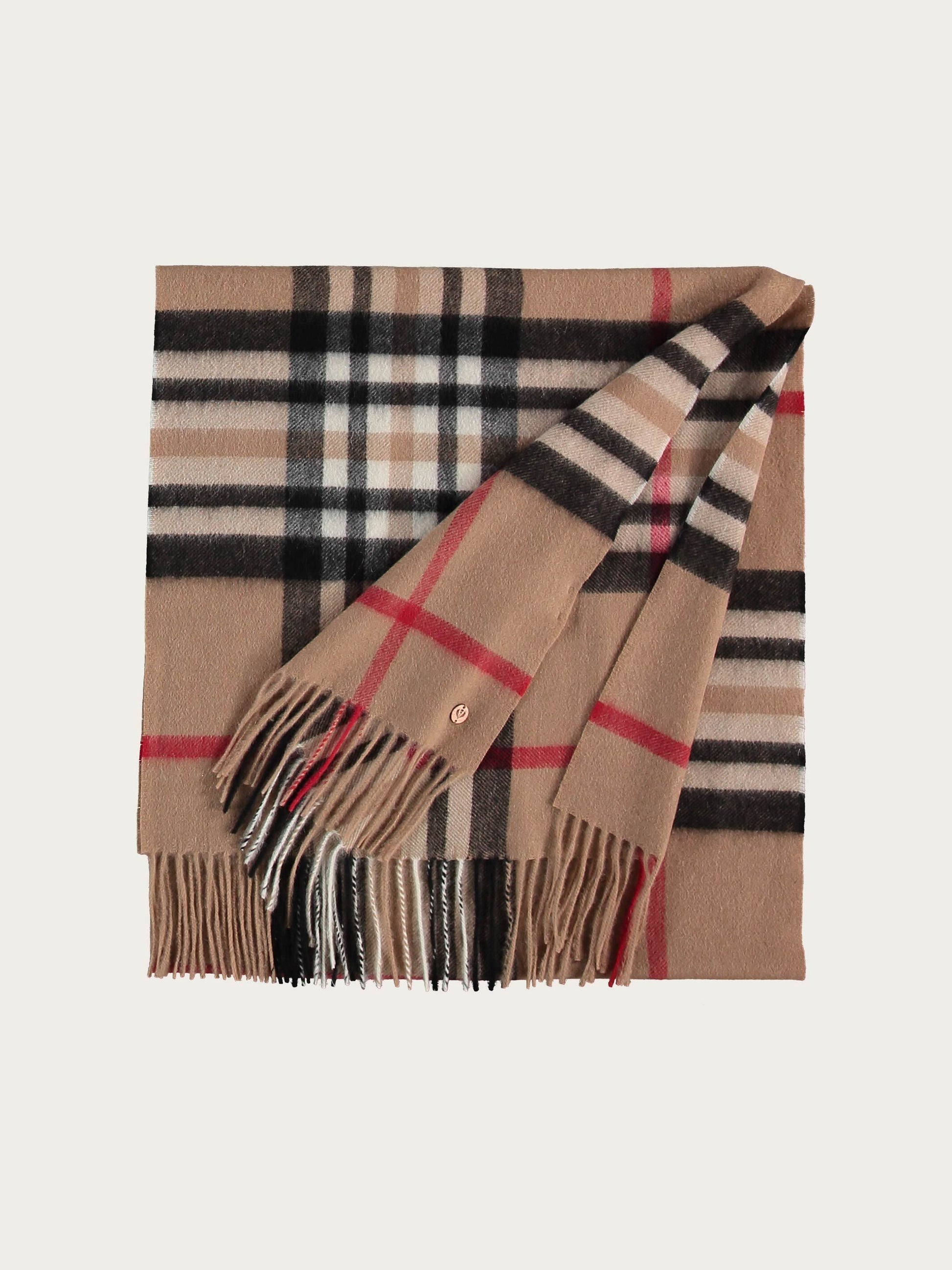 Kaschmir Schal mit FRAAS Plaid Karo