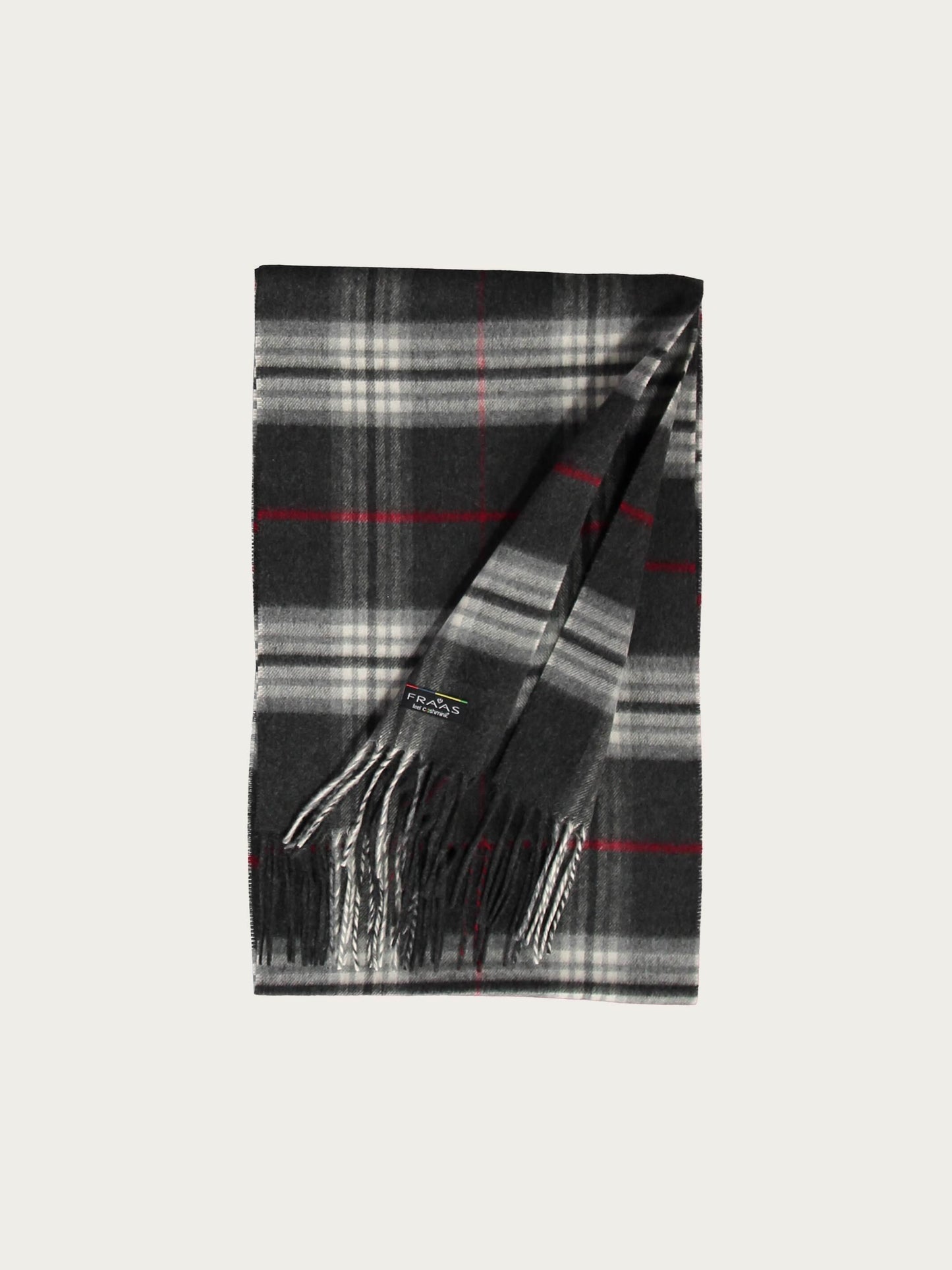 Schmaler Cashmink-Schal mit FRAAS Plaid Karo