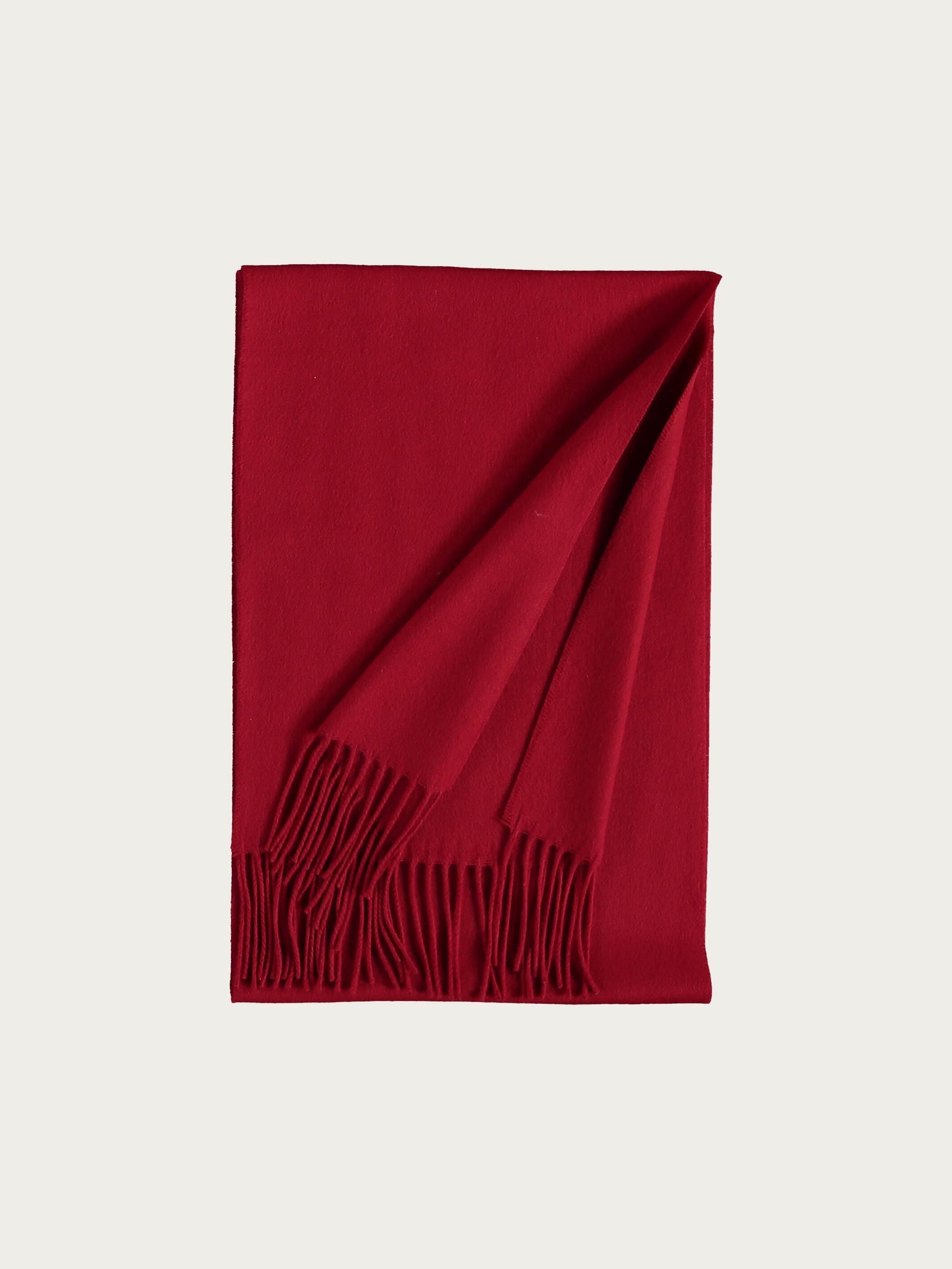 Cashmink-Schal mit Fransen