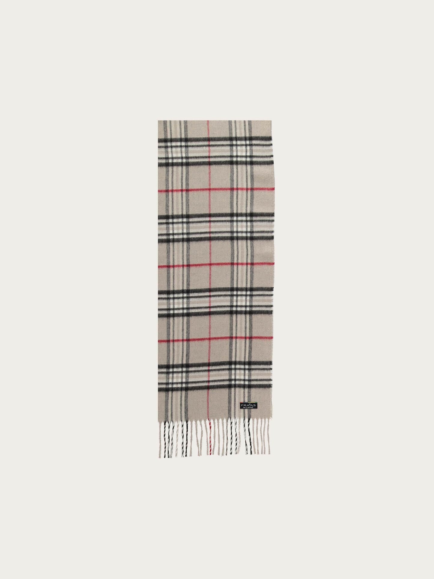 Schmaler Cashmink-Schal mit FRAAS Plaid Karo