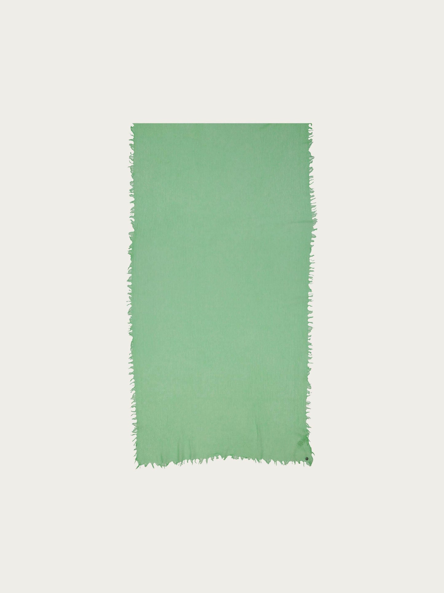 Einfarbige Wollstola mit Fransen