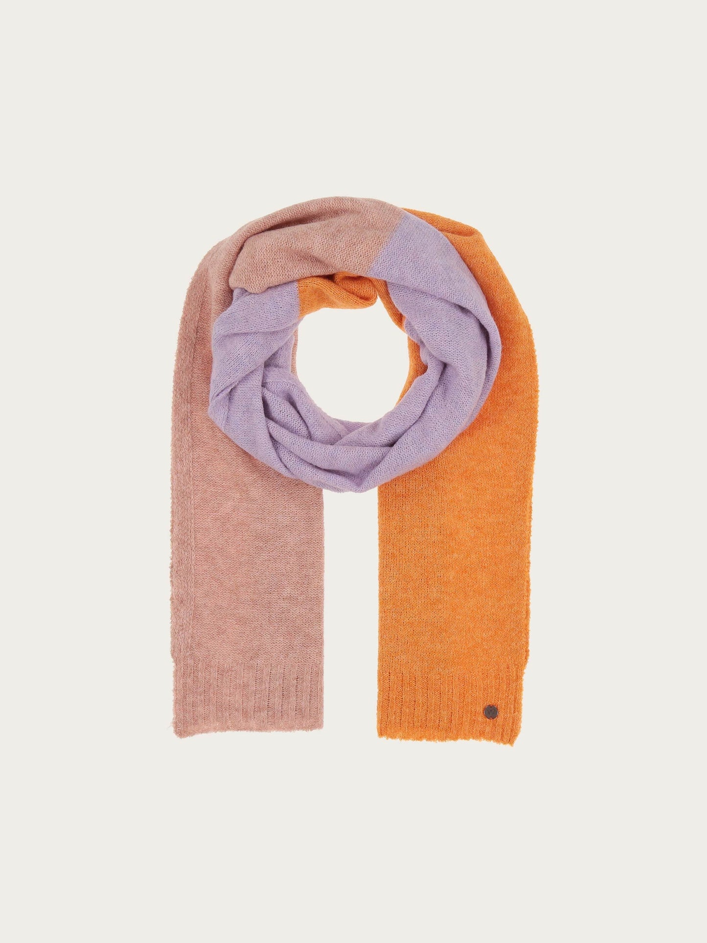 Sustainability Edition - Gestrickter Schal mit Blockstreifen