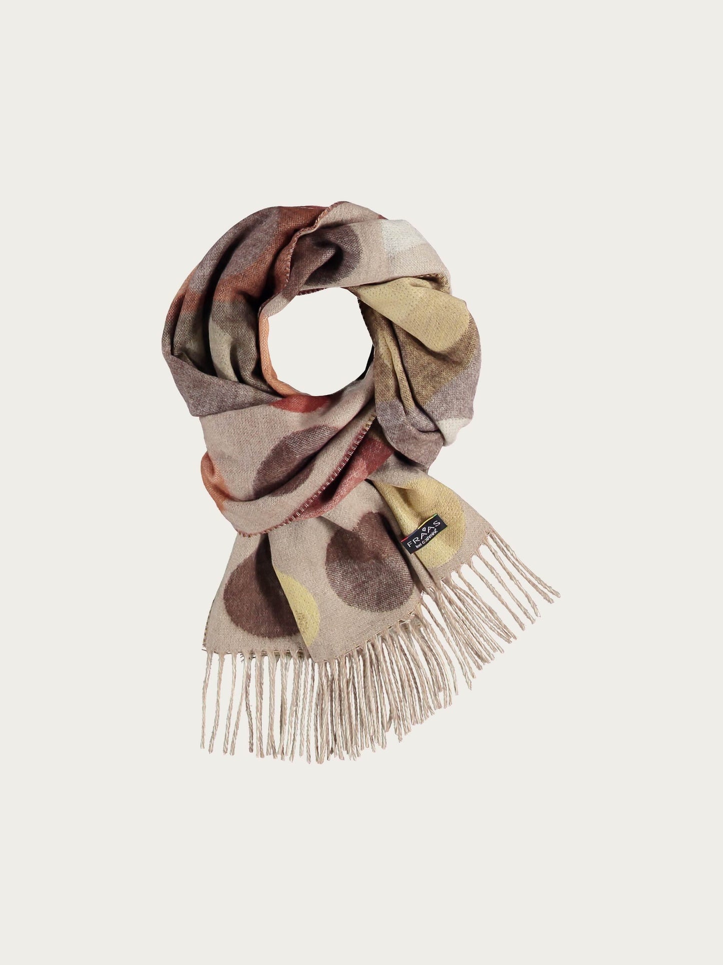 Cashmink-Schal mit großen Punkten