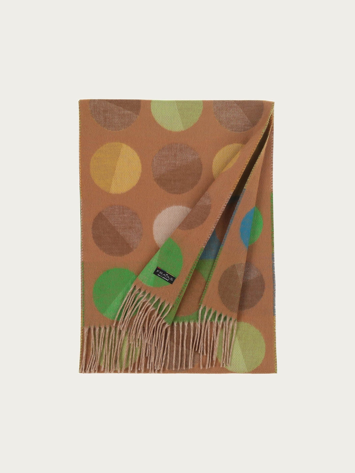 Cashmink-Schal mit großen Punkten