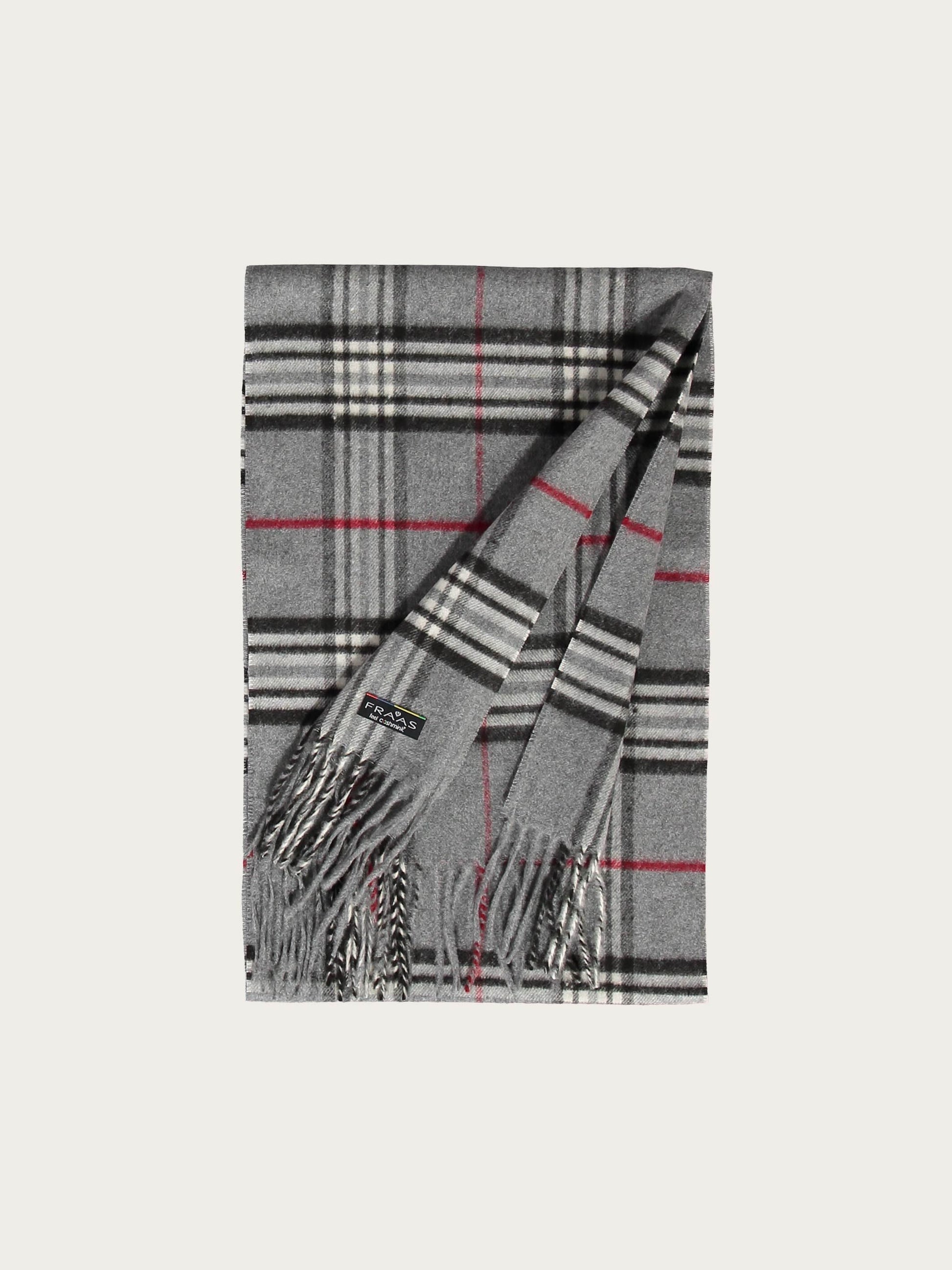 Schmaler Cashmink-Schal mit FRAAS Plaid Karo