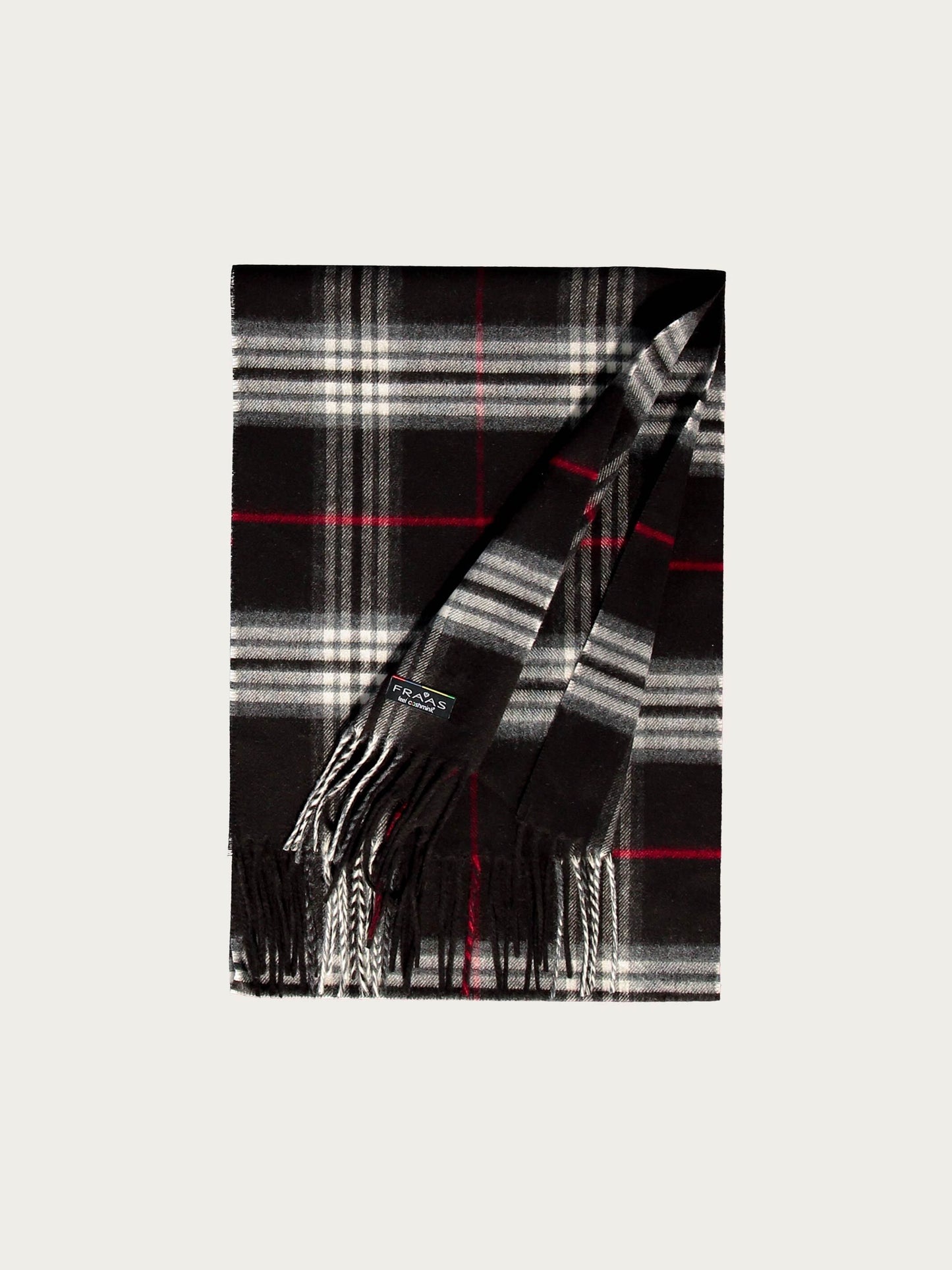 Schmaler Cashmink-Schal mit FRAAS Plaid Karo