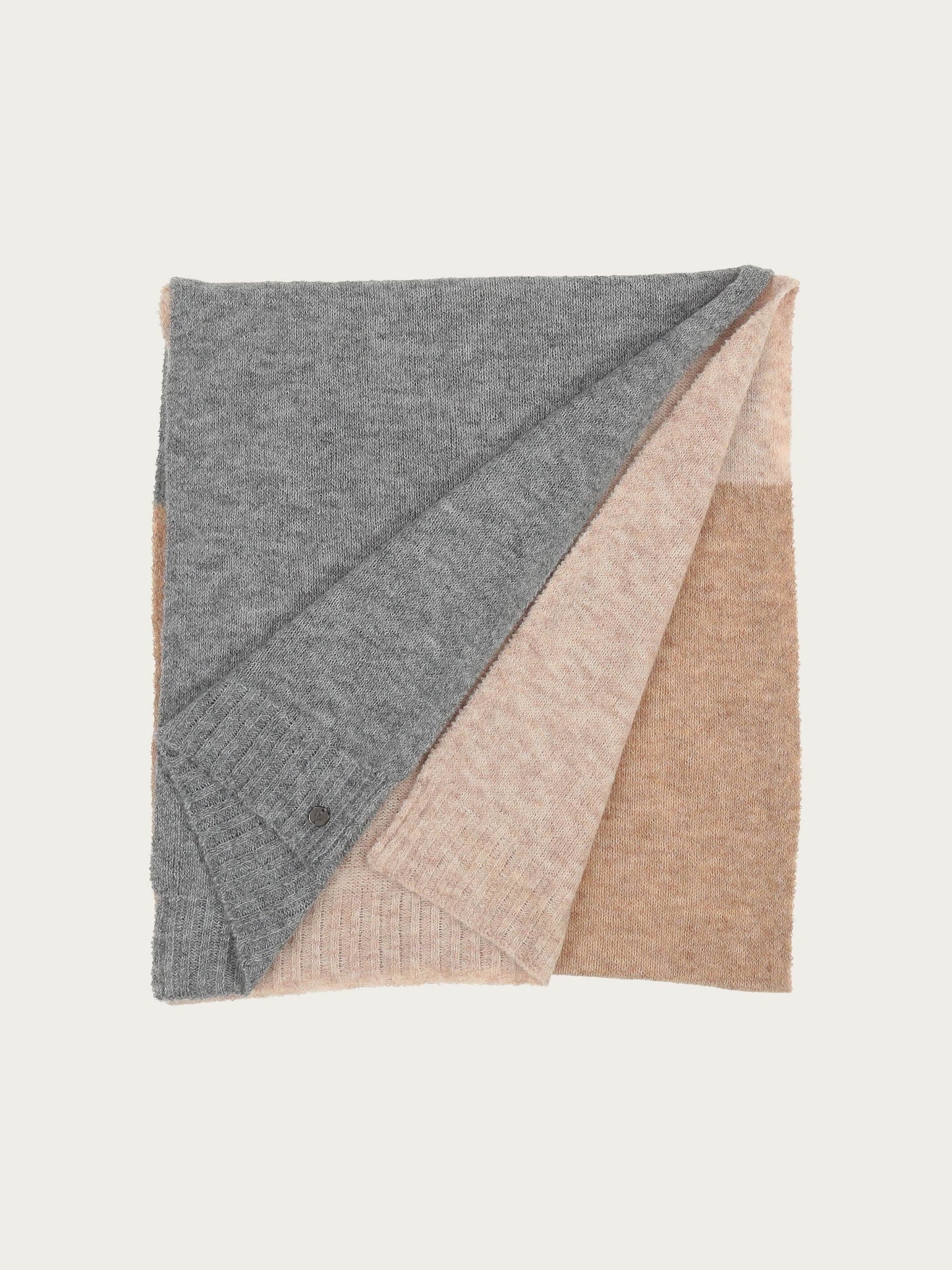 Sustainability Edition - Gestrickter Schal mit Blockstreifen