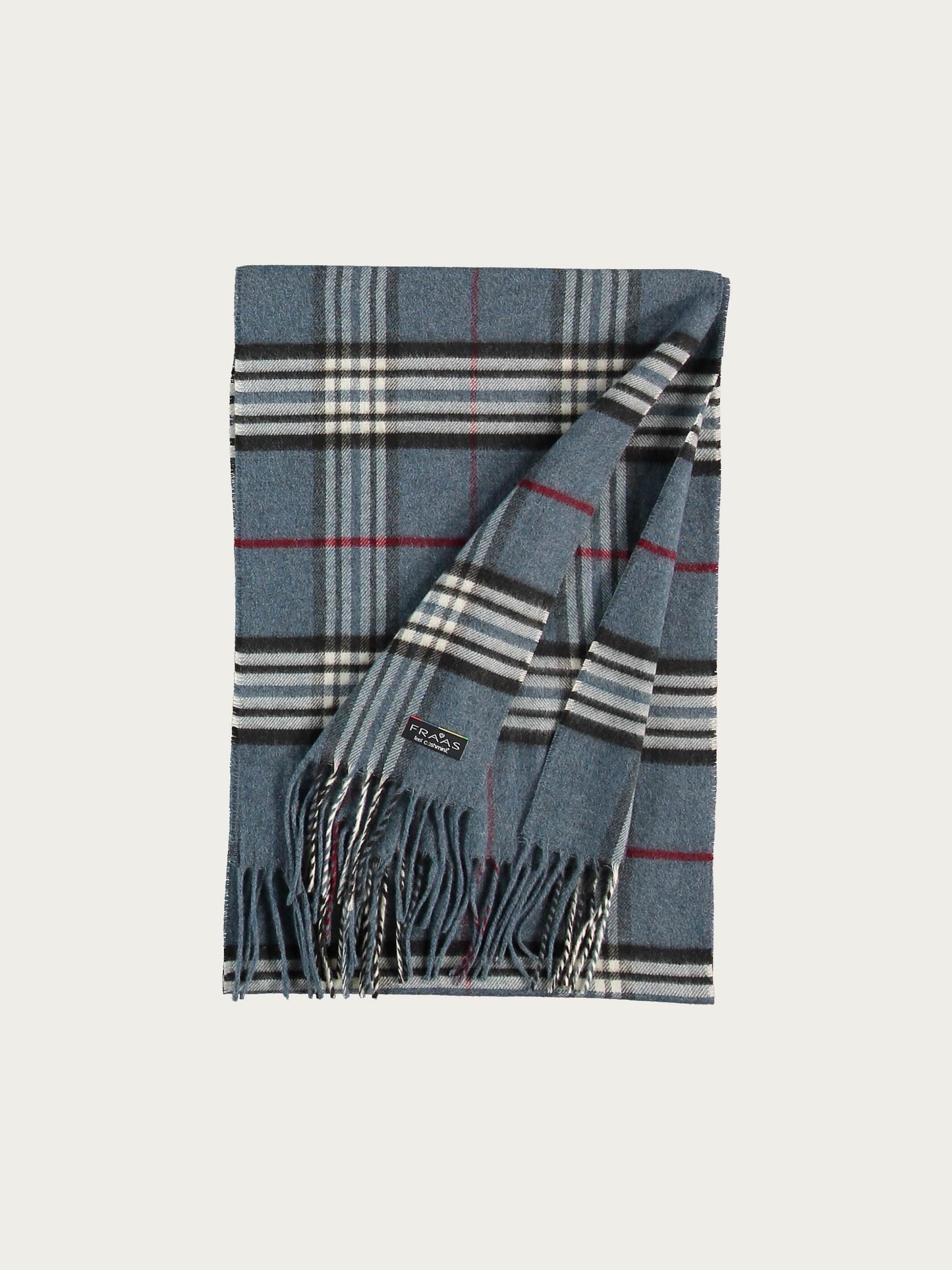 Schmaler Cashmink-Schal mit FRAAS Plaid Karo