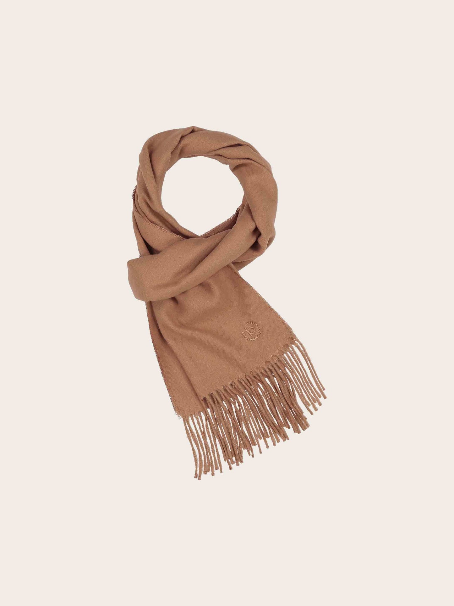 Cashminkschal mit gesticktem bugatti Logo