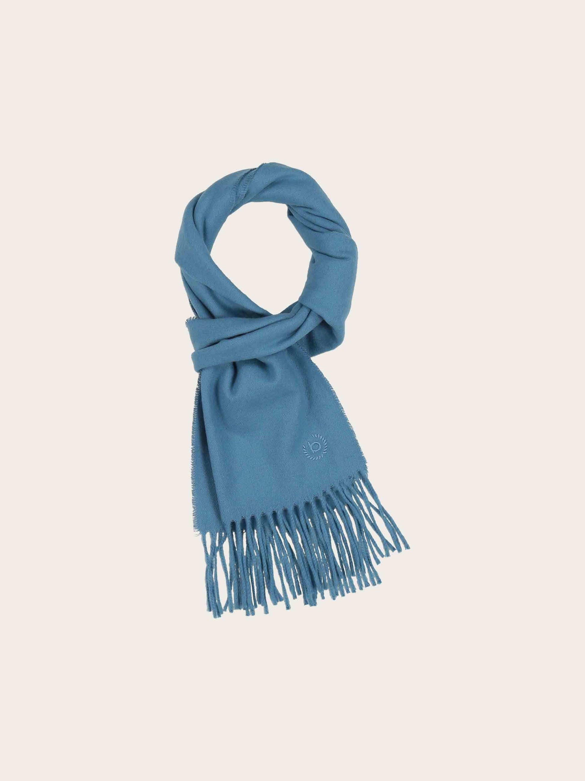Cashminkschal mit gesticktem bugatti Logo
