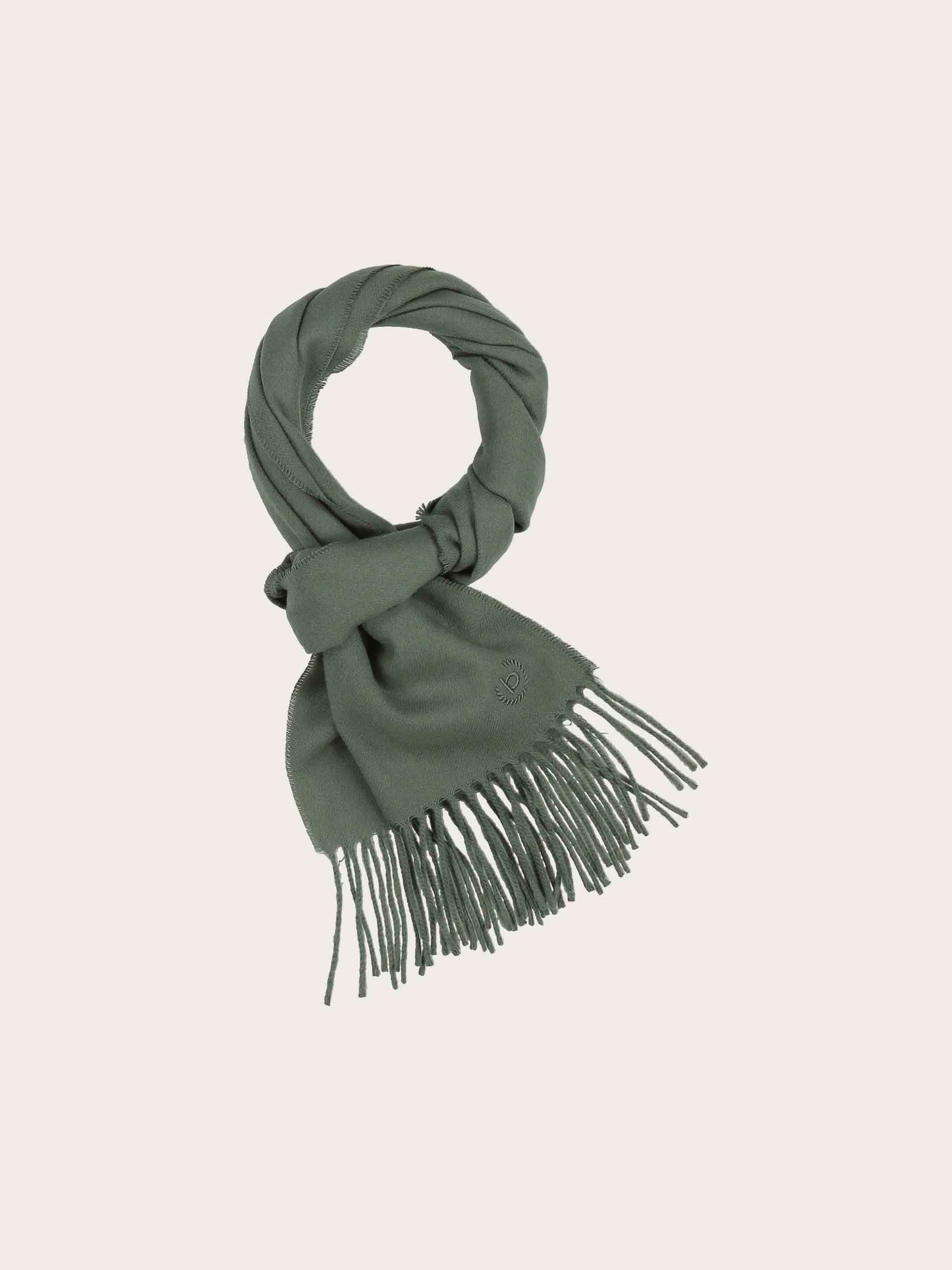 Cashminkschal mit gesticktem bugatti Logo