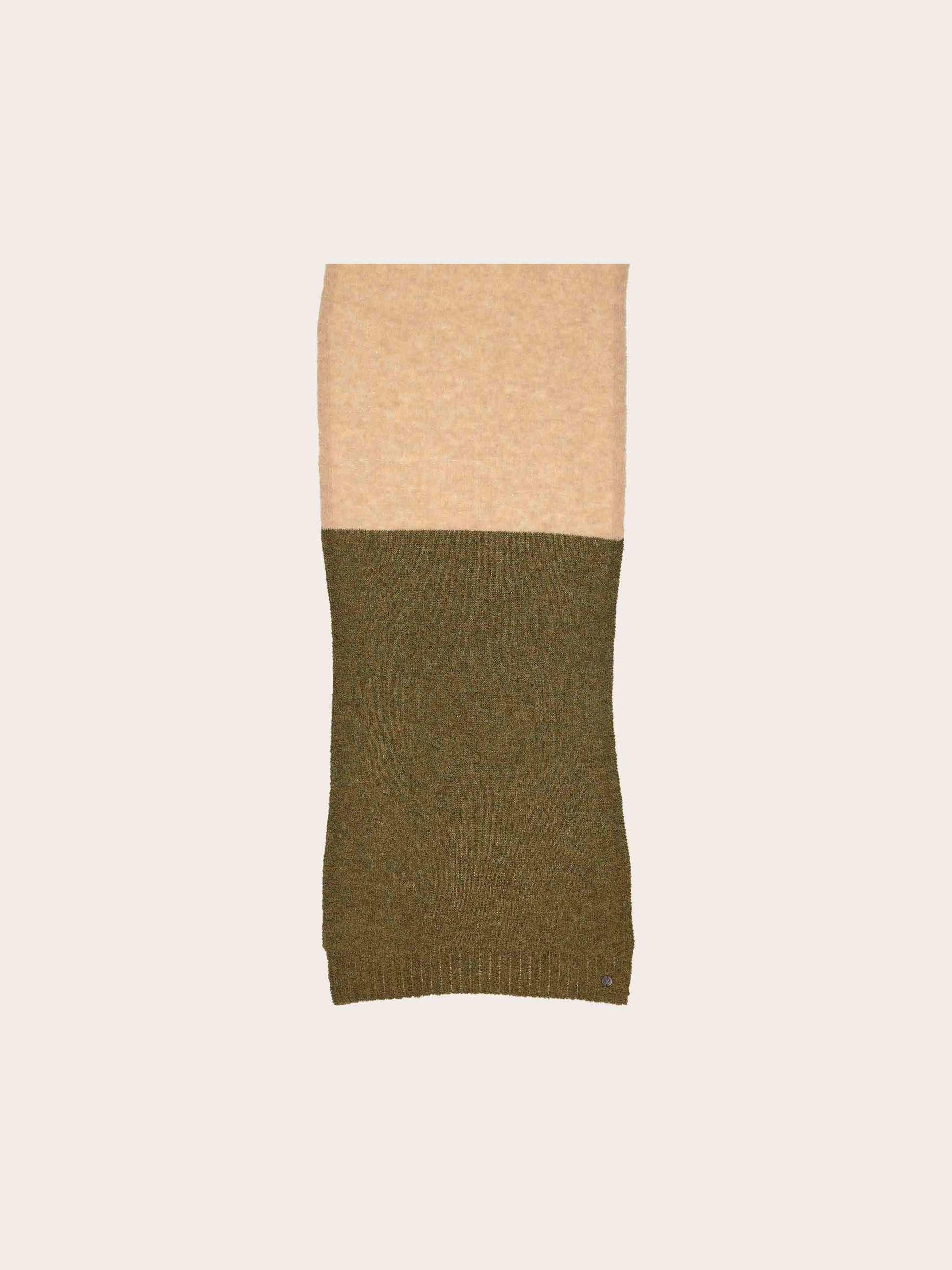 Sustainability Edition - Gestrickter Schal mit Blockstreifen