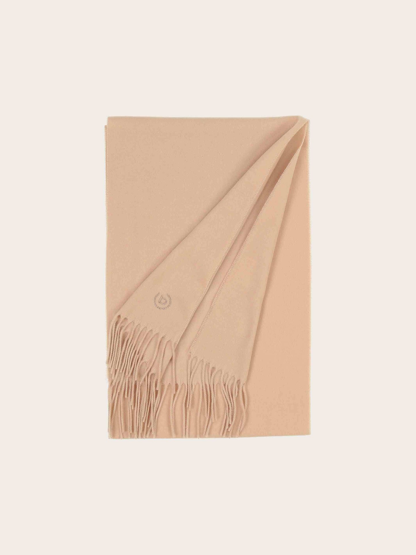 Cashminkschal mit gesticktem bugatti Logo