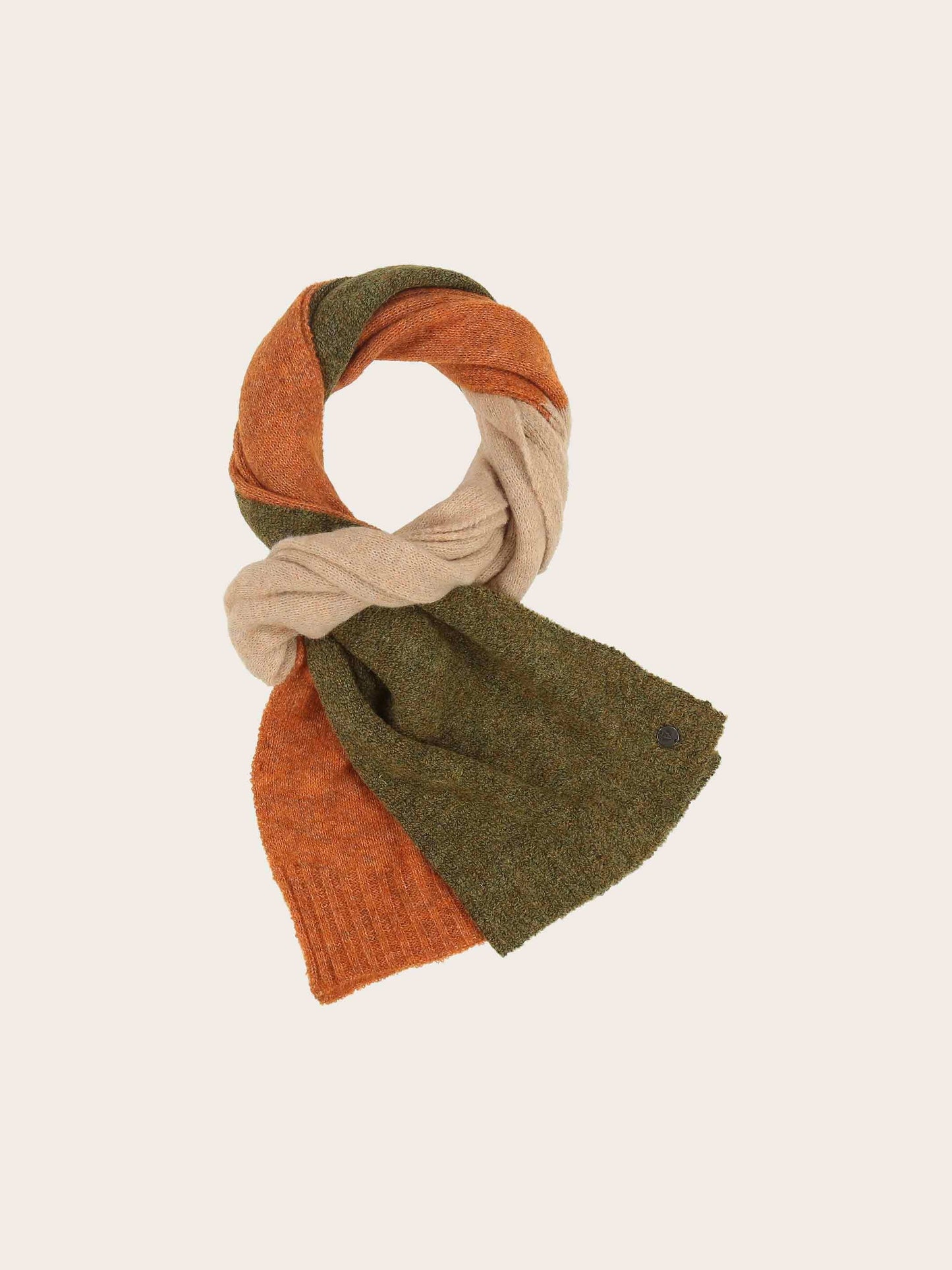 Sustainability Edition - Gestrickter Schal mit Blockstreifen