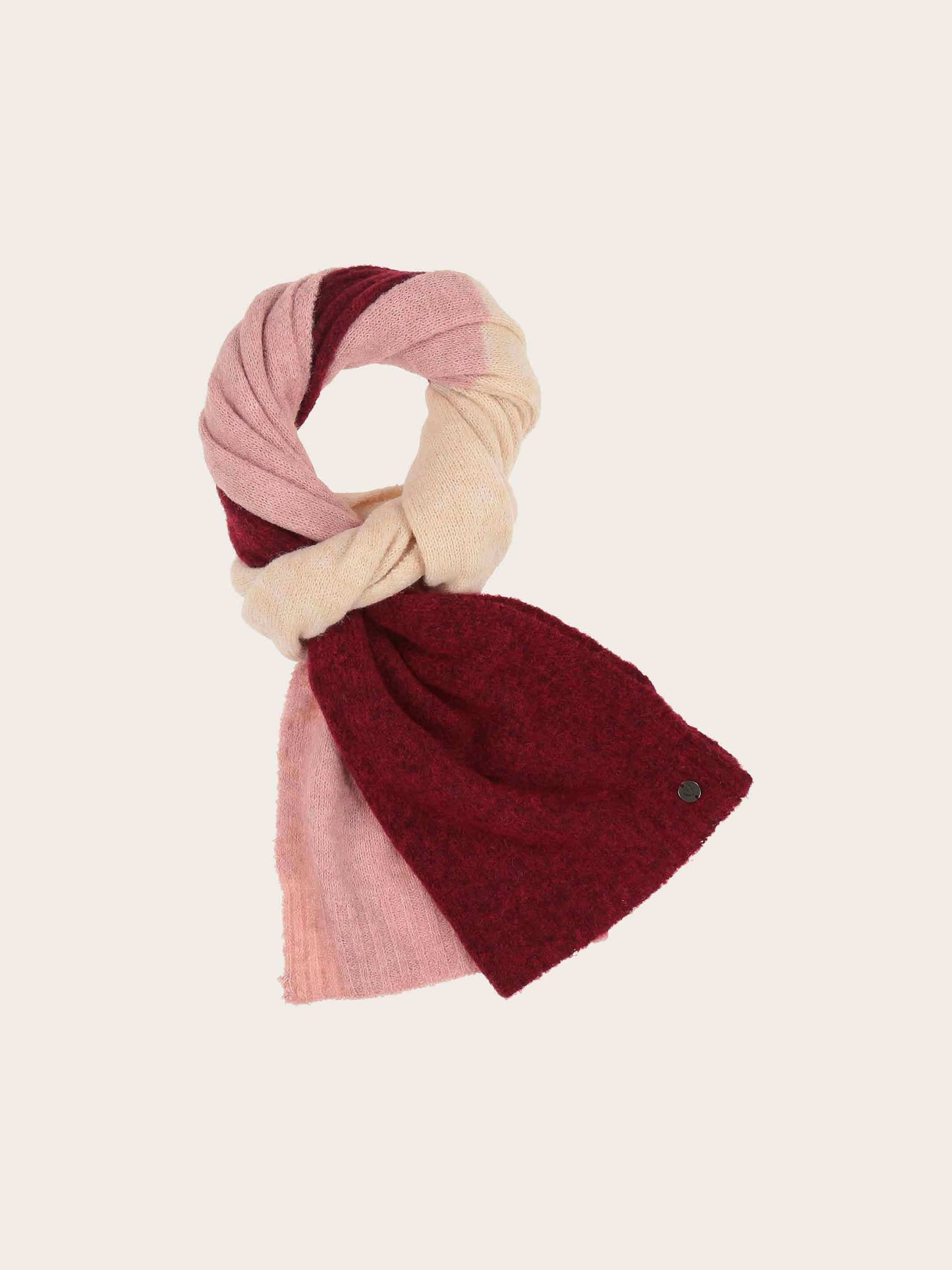 Sustainability Edition - Gestrickter Schal mit Blockstreifen