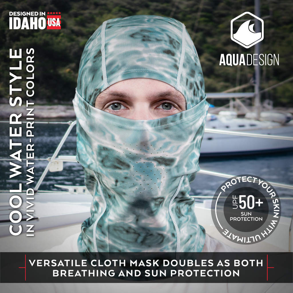Mens Balaclava Size Adjustable Camo Face Mask | Aqua Design