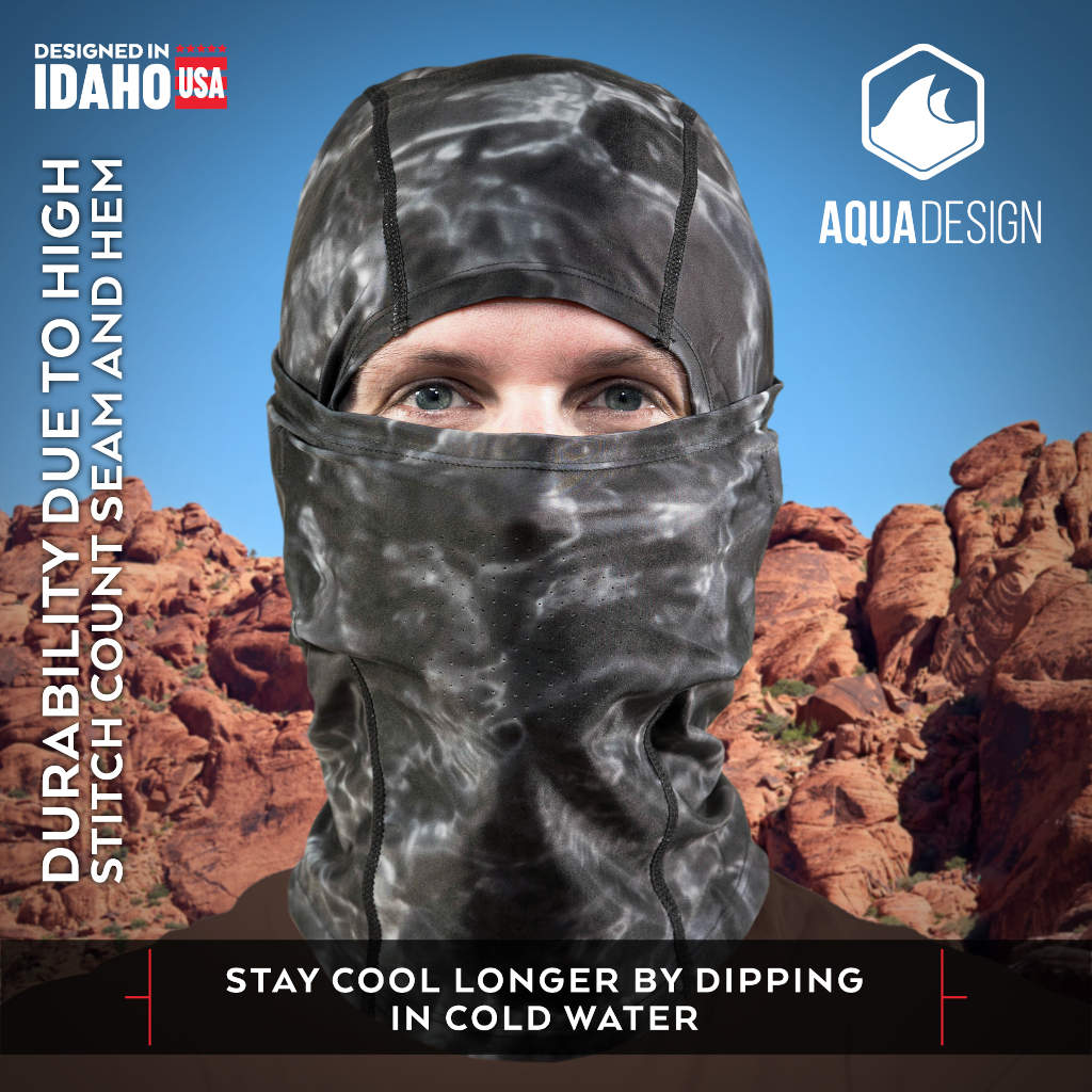 Mens Balaclava Size Adjustable Camo Face Mask | Aqua Design