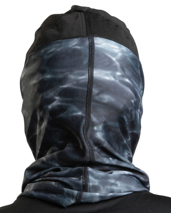 Aqua Design Mens Sun Protection Face Mask UPF 50+ Camo Tube, Black Water