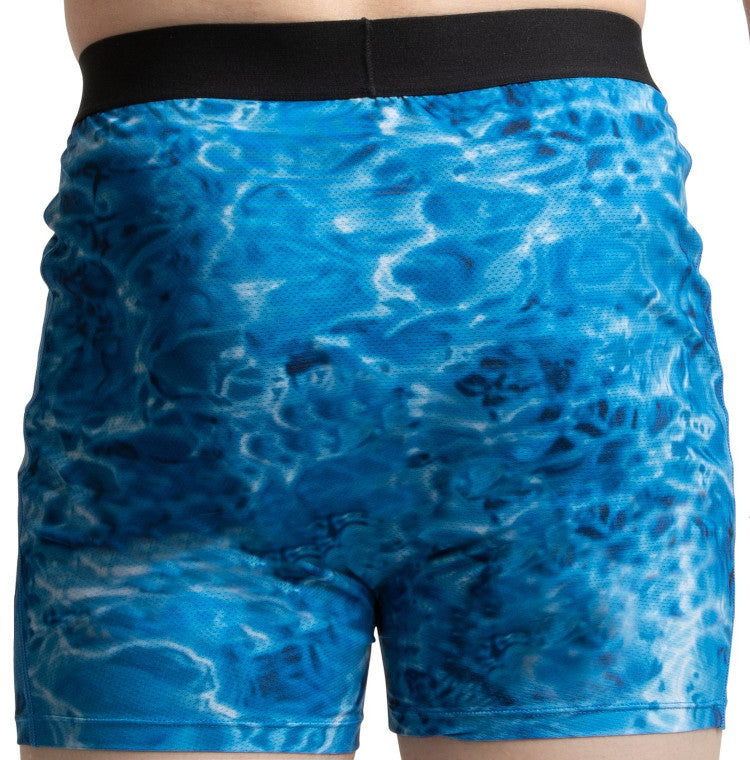 Aqua Design Mens Underwear Boxer Briefs, Royal Ripple