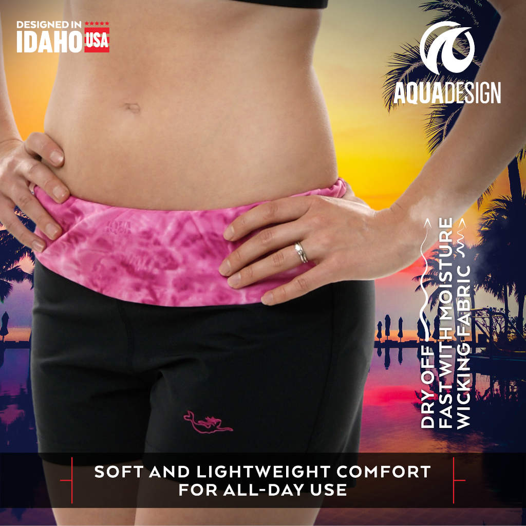 Womens Sports Swim Boy Shorts UV Sun Protected | Aqua Design