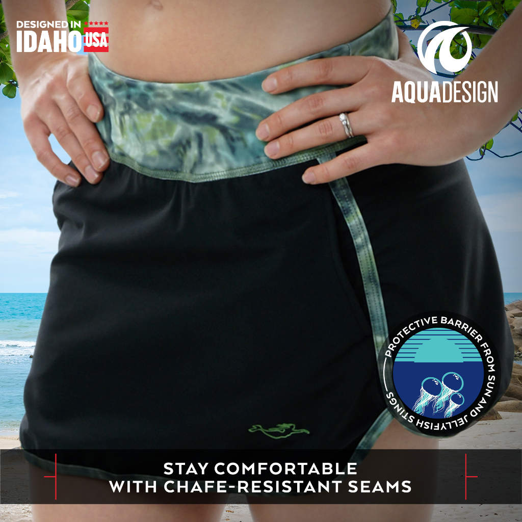 Womens Tennis Golf Swim Sports Skort UPF 50+ | Aqua Design