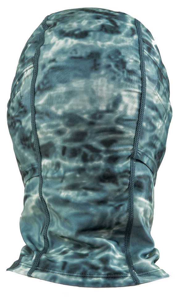 Aqua Design UPF 50+ Sun Protective Balaclava for Men, Size Adjustable Camo Face Mask, Misty Sky