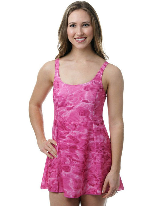 Beach Collection,Swimwear,Sun Protection,Women's - Camouflage Swim Dress