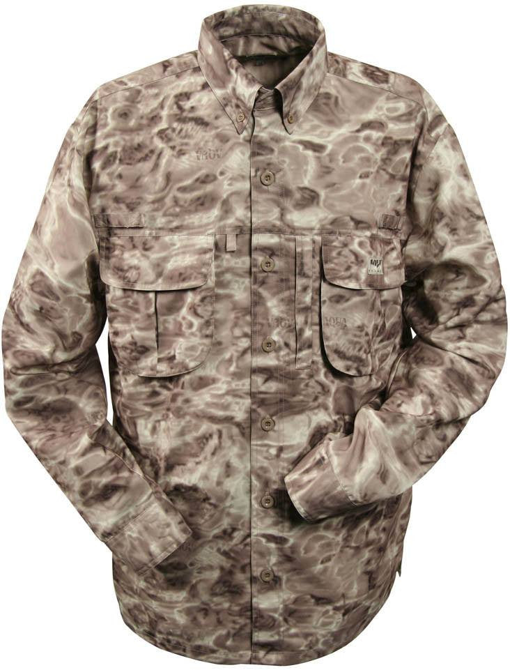 Men's,Fishing Collection,Camo Fishing,Sun Protection - Voyager Camouflage Fly Fishing Men's Shirt
